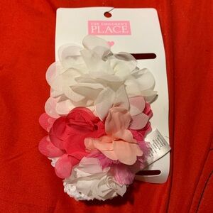 The Children's Place Pink and White Floral Hair Clip